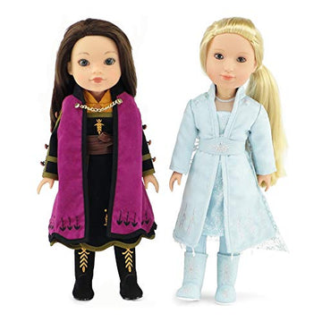 Emily Rose 14 Inch Fashion Doll Clothes 11 PC Princess Costume Playset Gift Set | Perfect Halloween Costume for 14" Wellie Wishers Dolls | USA