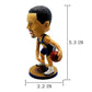 Ru.Master Curry Bobblehead Basketball Action Figure -5.3 in Hand-Painted Resin Collectible Doll - Perfect Sports Fan Gift - Curry in Iconic 30# Jersey