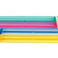 C&H Solutions Clear Acrylic Mahjong Pushers 18'' - Set of 4 and Color Acrylic Mahjong Racks 18'' - Set of 4 (Combo)