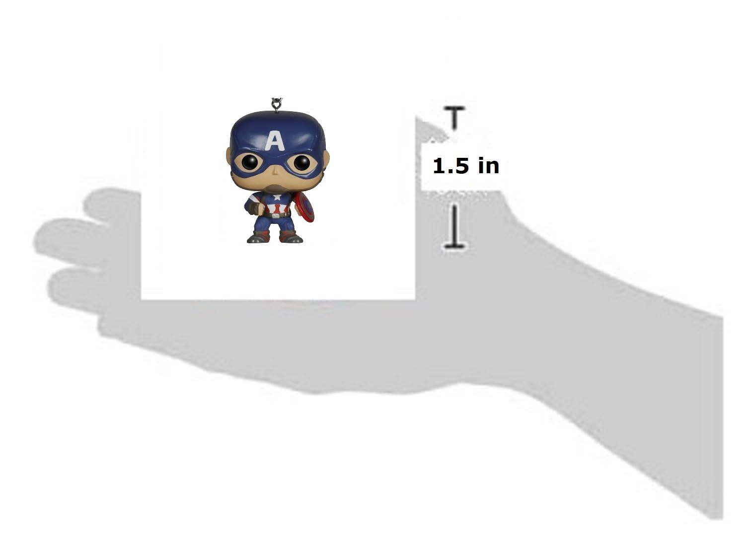 Funko Pocket Pop Keychain: Marvel - Avengers 2 - Cap America Action Figure