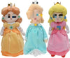 HUAWELL Sup Mari All Star Collection Princes Peach Plush Toy PrincessRosalina & Dasy Stuffed Plush 8" (Princes Peach & PrincessRosalina & Dasy)