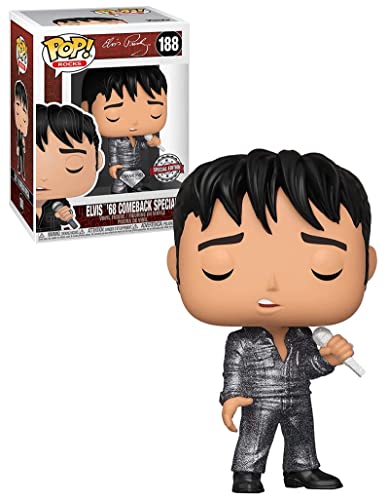 Elvis Presley 1968 Comeback Special Diamond Glitter Pop! Figure - EE Exclusive