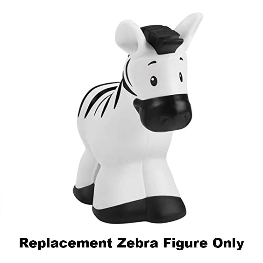 Replacement Zebra Figure for Fisher-Price Little People Big ABC Animal Train Playset - HCL79 and GFL22