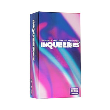 InQueeries By Relatable, Adult Games for Game Night, LGBTQ Games and Card Games for Pride Social Gatherings, Appropriate for Ages 17+, Includes 450