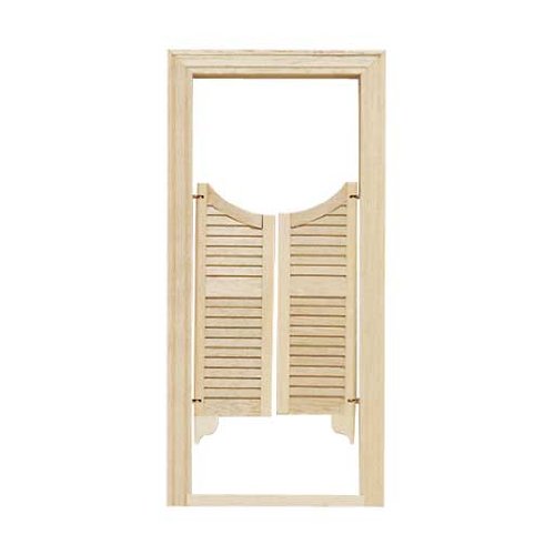 Dollhouse Miniature Swinging Door