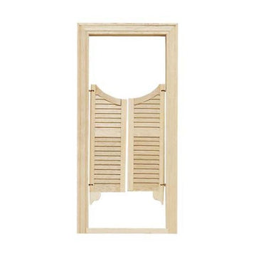 Dollhouse Miniature Swinging Door