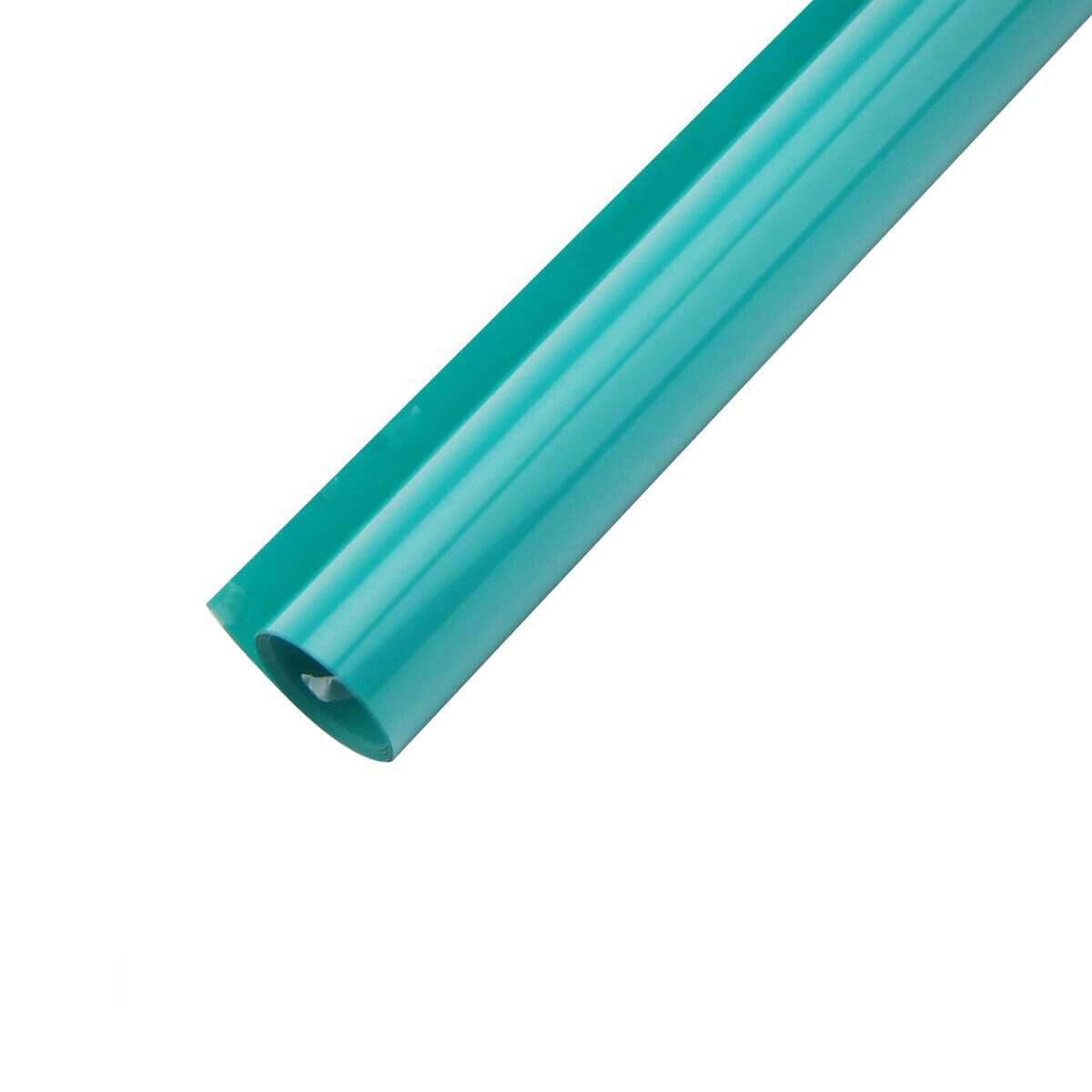 PurAr 39.5 inches 60 * 1pcs Film Iron-on Heat-shrinkable Leather RC Aeroplane Cover Model (Blue and White grids) (Dark Turquoise)