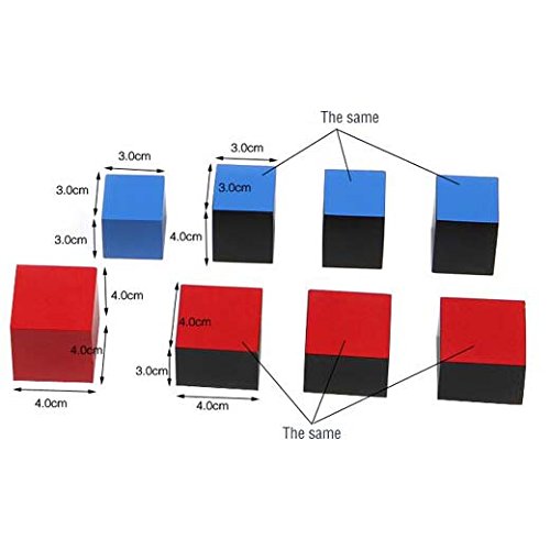 Adena Montessori Binomial Cube Sensorial Toy, 3y+