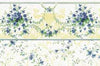 Melody Jane Dollhouse Sonata Blue Miniature Print Wallpaper 1:12 Scale 3 Sheets