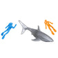 Matchbox Hitch & Haul Die-cast Vehicle Playset - Deep Sea Diver Shark Attack Rescue ~ 7 Piece Set ~ Rapids Rescue Truck with Detachable Raft Pulls