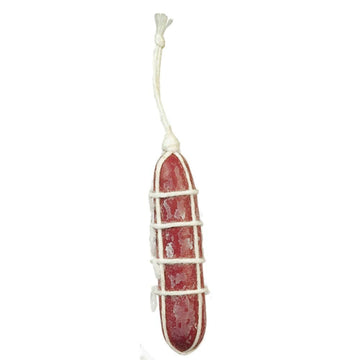 Town Square Miniatures Dolls House Salami Sausage in String Miniature Kitchen Cafe Shop Food Accessory