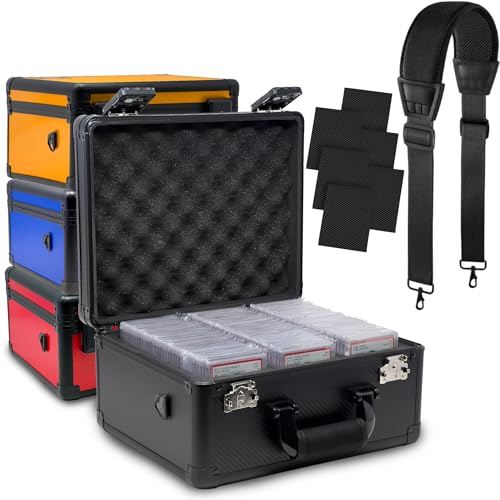 Hobby Defense Graded Card Case, 3 Row Graded Card Storage Box, Trading Card Case, PSA Card Cases for Sports Cards Case, PSA Slab Case For Graded Cards