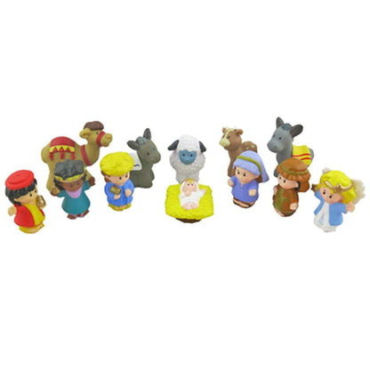 Replacement Parts for Fisher Price Little People Christmas Story - J2404 ~ Camel, Donkeys, Sheep, Wise Men, Mary, Joseph, Angel, Baby Jesus, and Calf