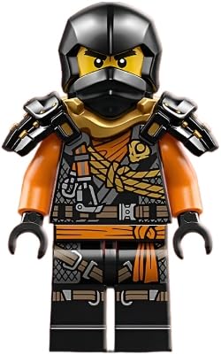 LEGO Ninjago Dragons Rising Season 2: Cole Climber Minifigure with Battle Hammers