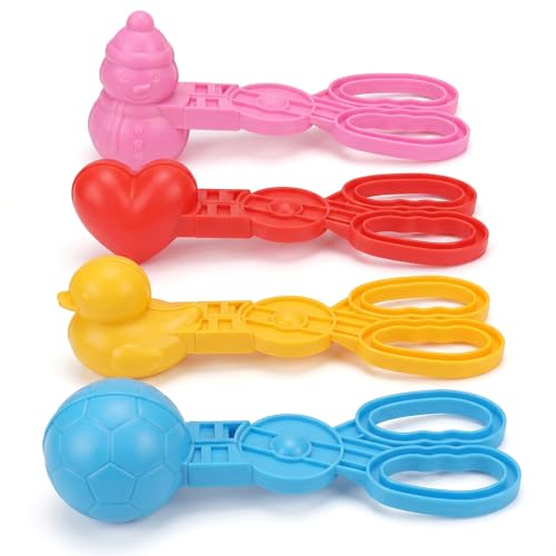 UMUACCAN 4 Pcs Sand Molds Maker for Kids, Sand Toys