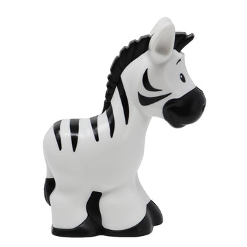 Fisher-Price Replacement Part for Collectible Little People Alphabet Fun Zoo Safari Farm Playset JGR92 - Replacement Letter Z Black and White Zebra