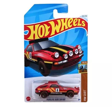 Hot Wheels Porsche 928S Safari (Red) Treasure Hunt HW Dirt 10/10 Die-Cast Car