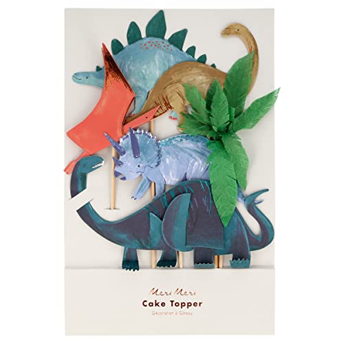 Meri Meri Cake Toppers for Themed Parties, Dinosaur Cake Topper