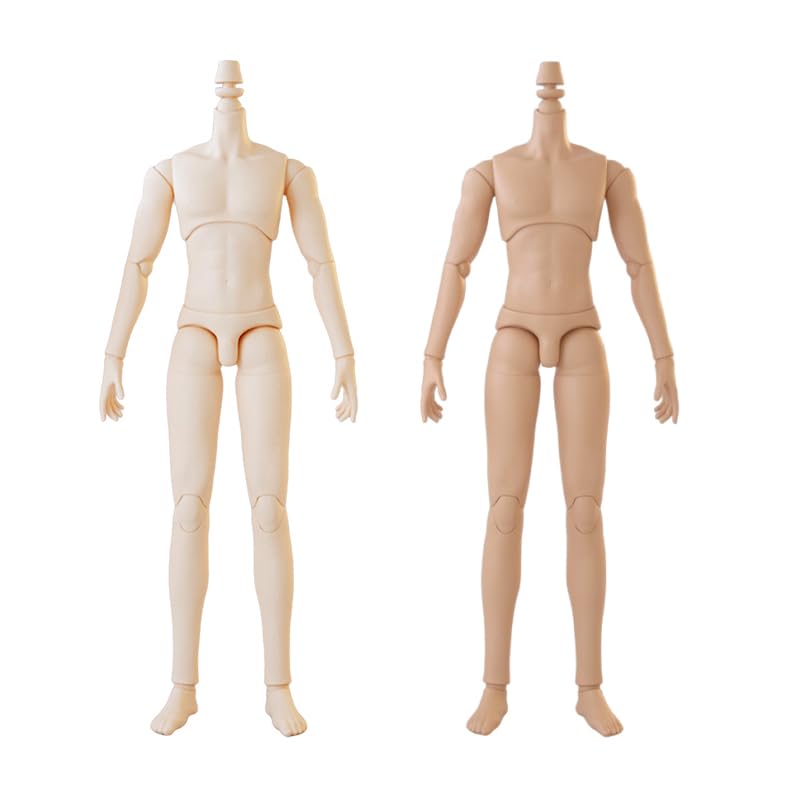 XiDonDon YMY23 YMY25 Male Body for Jointed SD BJD Doll ob22,ob24 GSC Replacement Body Dolls Accessories (25 Suntan)