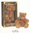 Gund 1989 Collector's Bear GUNDY Boxed Bear