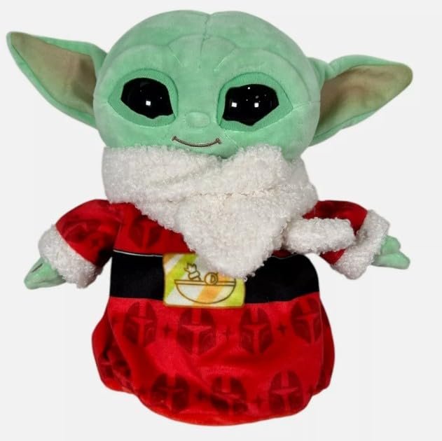 STAR WARS Mandalorian Grogu Plush Holiday Themed Baby Yoda 8 inch (Winter X-mas)