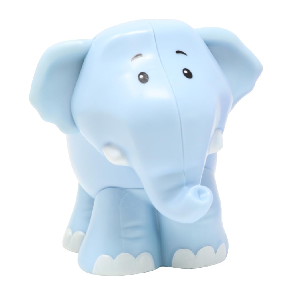 Fisher-Price Replacement Parts Little People Noah's Ark Zoo Safari Jungle Animals Playset JLV11 - Replacement Set of Purple and Blue Elephant Figures