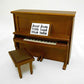 Miniature Upright Piano with Stool Sold at Miniatures