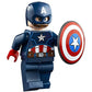 LEGO Superheroes: Captain America Minifigure with Shield, Stand and Hammer (Mjolnir)