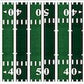Football Field Game Pong Table with Predrilled Cup Holes