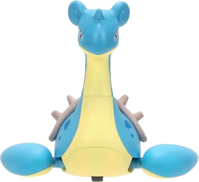 Pokémon Lapras Battle Feature Figure - 4.5-Inch Lapras Battle Ready Figure with Charge Attack