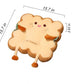JOSON 17.8 inch Toast Pillow pad, Kawaii Plush Toy Funny Food Plush pad, for Office, Bedroom Seats, Valentine's Day, Christmas Birthday Gift