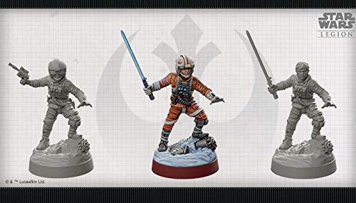 STAR WARS: Luke Skywalker Commander Expansion for Star Wars: Legion - Miniature Wargame, Age 120+, 2 Players