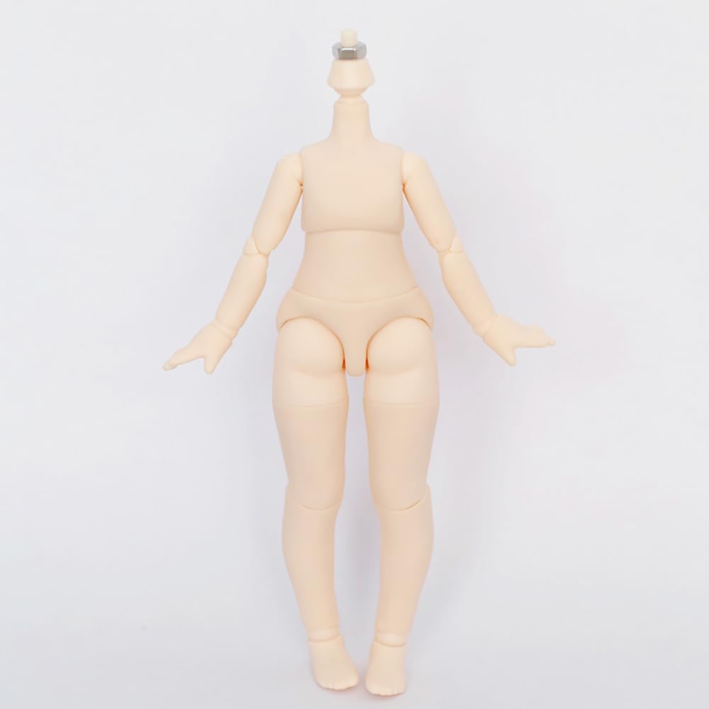 XiDonDon Big 1/8 Scale BJD Doll Body 16cm (6.3 inch) Height Action Figure Body Doll Model, White Skin Color,1/8 BJD Doll Accessories