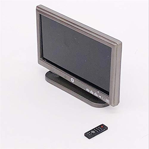 SXFSE Doll House TV, 1:12 Scale Dollhouse Accessories Miniature Furniture Decor Model (TV)