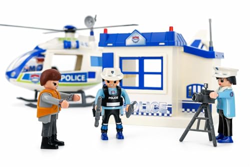 Tiny Force Toy Police Set - Police Car Play Set for Toddler Boys, Kids Toys for Imaginative Play, Safe Police Toys & Gifts