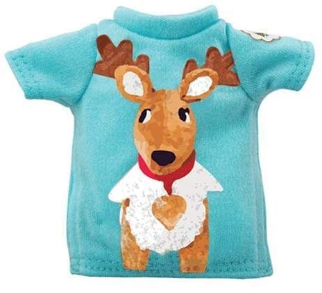 The Elf on the Shelf Clothing Set - 3 Tshirt Value Pack and Carrying Case - Three Stylish Tees for Boy Elf or Girl Elf