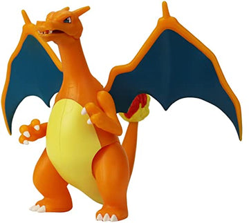 Pokémon Charizard Battle Feature Figure - 4.5-Inch Charizard Battle Figure with Fire Missile Launcher