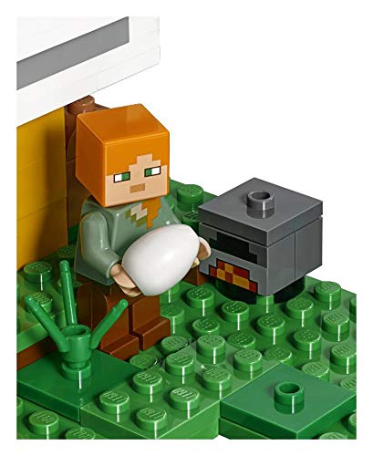 LEGO Minecraft The Chicken Coop 21140 Building Kit , 84 months to 168 months(198 Pieces)