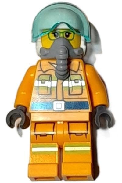 LEGO City: Firerfighter Minifigure in Helicopter (Ages 6+)