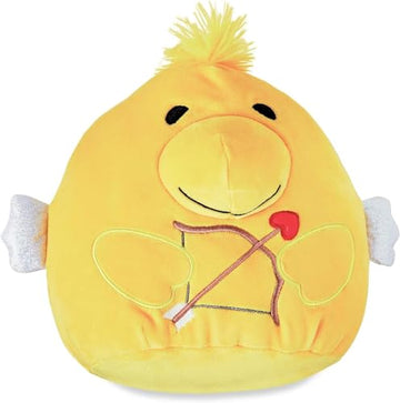 Squishmallows 10" Valentines Peanuts Woodstock, Yellow