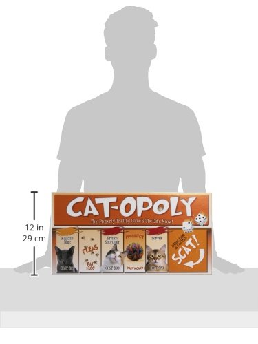 Late for the Sky CAT-opoly Cat Board Game, Family Property Trading Strategy for 2-6 Players, Ages 8+, Educational Breed Facts, Tokens, Screen-Free Fun