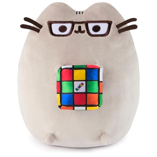 GUND Pusheen Rubik's Cube 9.5-Inch Plush Toy for Ages 8+