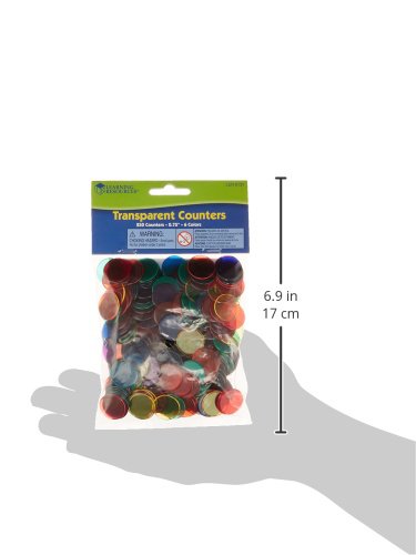 Learning Resources Transparent Color Counting Chips