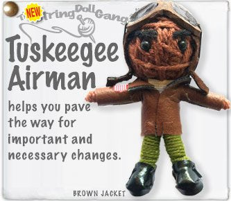 Kamibashi Tuskegee Airman Original String Doll Gang Keychain Toy Set