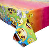 Emoji Rectangular Plastic Table Cover | 54" x 84" | 1 Pc