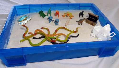Small Portable Sand Tray with Lid