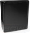 BCW 3-Inch Plain Black Album - Heavy-Duty 3 Ring Binder for Trading Cards, Photos & Memorabilia | Holds Multiple Binder Pages (Sold Separately)