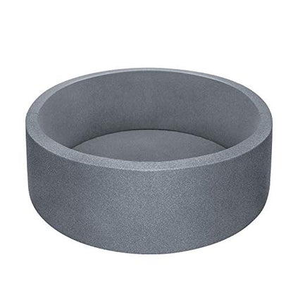 TRENDBOX Soft Foam Sponge Indoor Round Ball Pit,Ideal for Children - Dark Gray