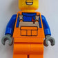 LEGO City: Construction Worker Minifigure with Bull Dozer