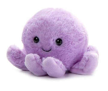 The Petting Zoo Purple Octopus Stuffed Animal Plushie, Gifts for Kids, Nuggetz Sealife Animals, Octopus Plush Toy, 6 inches